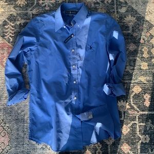 Ralph Lauren polo classic dress shirt Oxford blue M